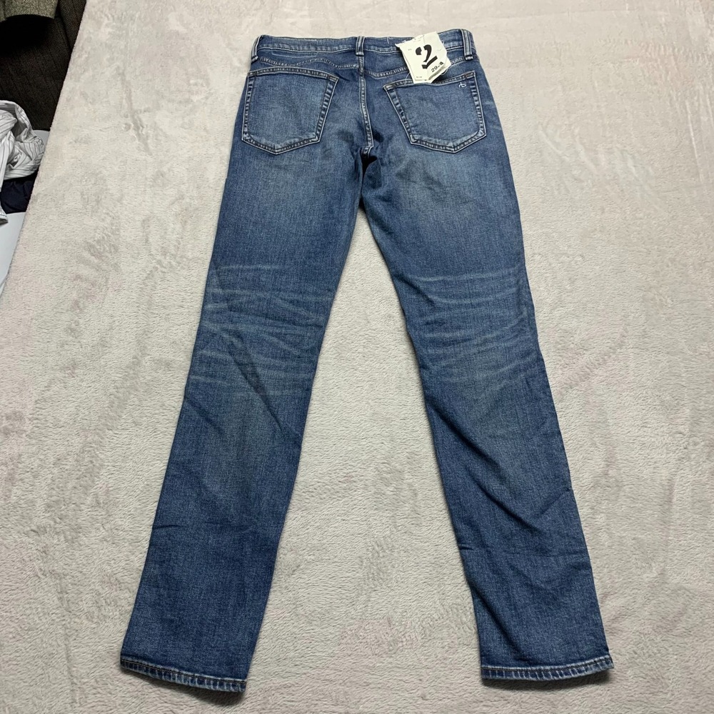 Rag & Bone Jeans Fit 2 Slim Zipper Fly Medium Faded Men's‎ 31x32 Tags Attached